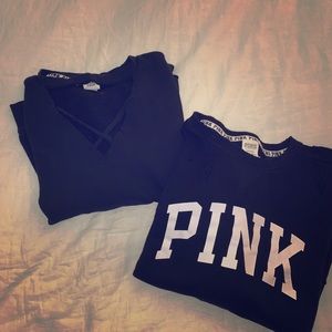 Set of 2!!! black VS Pink sweatshirts!! Perfect